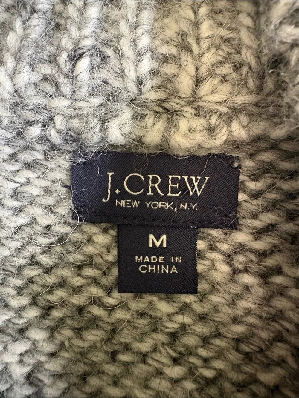 J. Crew Wool/ Alpaca Blend Cowl Neck Sweater.  Size M